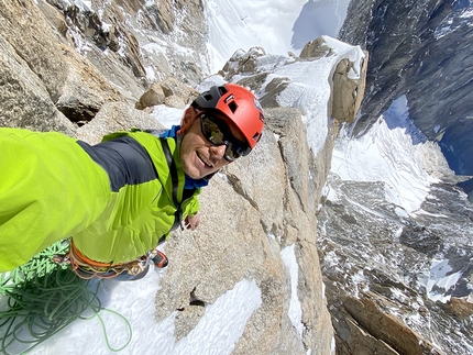 Leo Gheza makes solo ascent of Central Pillar of Frêney