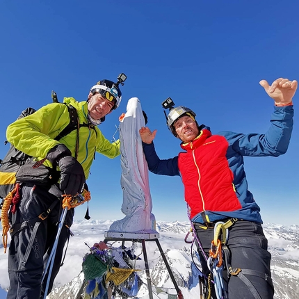 Andrea Lanfri e Massimo Coda: due paraclimber in Marmolada, Gran Paradiso, Monte Bianco, Monviso e Cervino