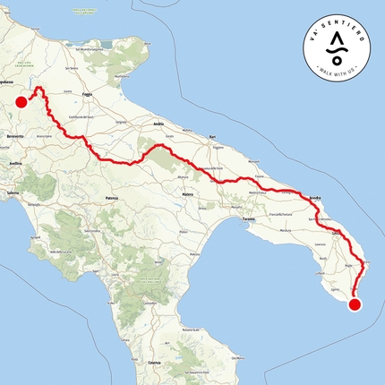 Va' Sentiero, Sentiero Italia: - Le tappe in Puglia e Basilicata di Va' Sentiero lungo il Sentiero Italia 