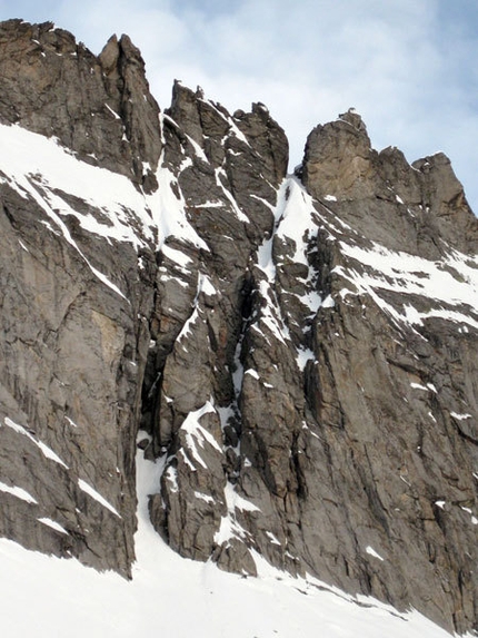 Ice climbing Val Masino - Goulotte Santanna, Punta Sant'anna, Punta Torelli