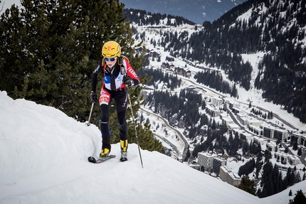 Ski Mountaineering World Cup 2020/2021 - Axelle Gachet-Mollaret wins the Individual race of the Ski Mountaineering World Cup 2020/2021 at Flaine in France