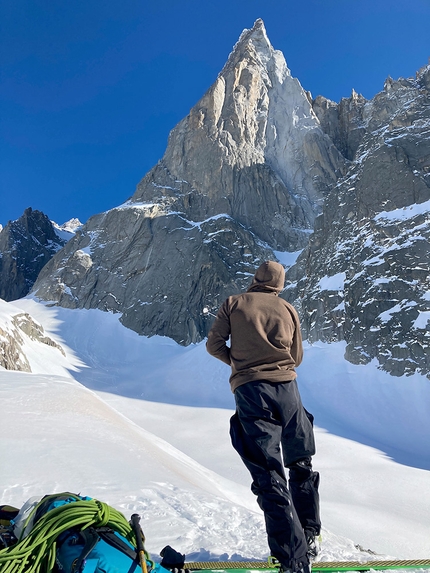 Corrado Pesce, Will Sim repeat Petit Dru SW Pillar in Mont Blanc massif