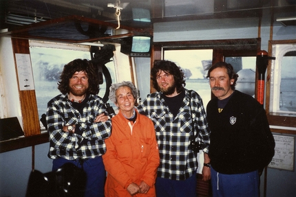 Chiaretta Ramorino - Chiaretta Ramorino in Antartide con Reinhold Messner e Arved Fuchs.