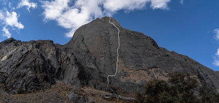Amahugaychu parete ovest, prima ripetizione e libera in Perù di Iker Pou e Manu Ponce