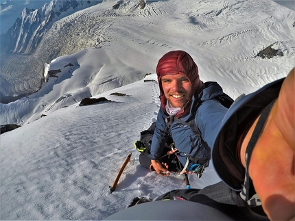 James Price, Pakistan, Karakoram  - James Price approaching the summit of Maidon Sar