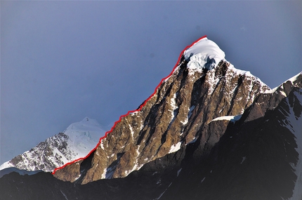 James Price, Pakistan, Karakoram  - James Price: priam salita della cresta sud di Maidon Sar (6090m)