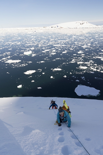 Antartide, Manuel Lugli - Antartide: salita al Mt. Scott