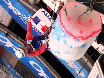 Ice Climbing World Championships 2022 in Saas Fee, Switzerland