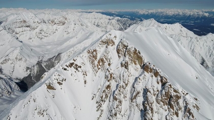 Mount Ethelbert South Face first ski descent by Christina Lustenberger, Mark Herbison, Sam Smoothy