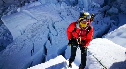 Andrea Lanfri, Luca Montanari, Everest - Andrea Lanfri and Luca Montanari acclimatising on Everest, April 2022
