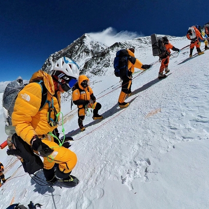David Göttler, Everest - David Göttler durante la fase di acclimatamento per Everest senza ossigeno supplementare
