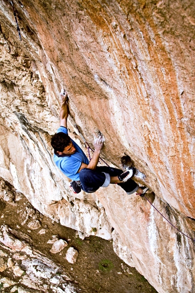 Sport climbing in Greece - Chris Tsourvakas, In da Club 8a+ a Kofi, Magnesia, Greece