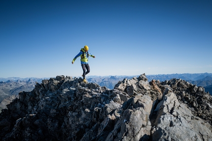 Nadir Maguet - Nadir Maguet climbing Piz Bernina
