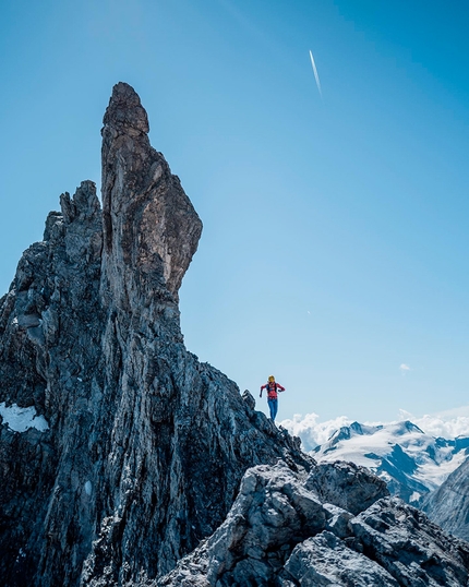 Nadir Maguet - Nadir Maguet climbing Ortler