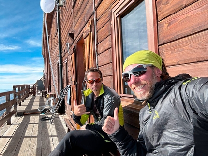 Simone Salvagnin e Luca Montanari in partenza per il Gamchempo Peak in Nepal