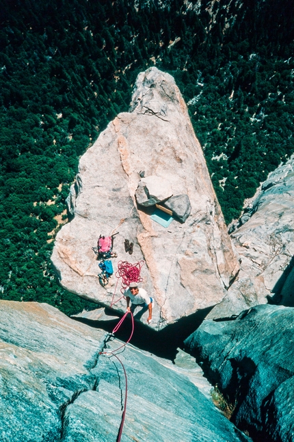 Silvo Karo - Silvo Karo climbing Salathé Wall, El Capitan, Yosemite, 1996
