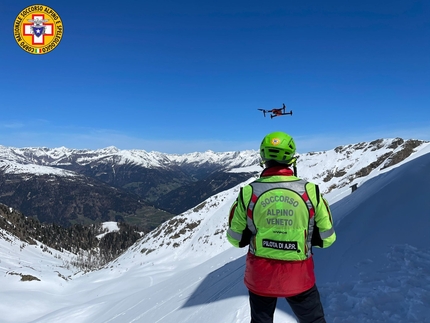 Il Soccorso Alpino Veneto e l'uso dei droni negli interventi in montagna: attività e prospettive