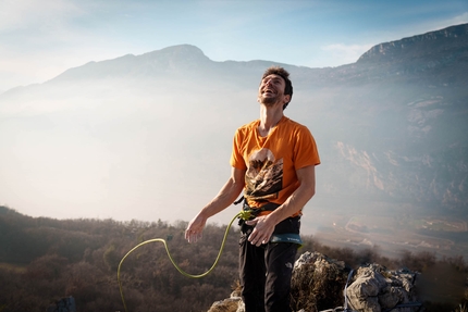 Stefano Ghisolfi, Excalibur, Arco - Stefano Ghisolfi climbing Excalibur 9b+ at Drena, Arco, Italy