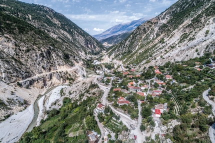 Vjosa, Albania - Il fiume Vjosa in Albania