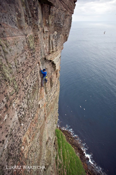 Dave Macleod frees The Long Hope Route on Hoy