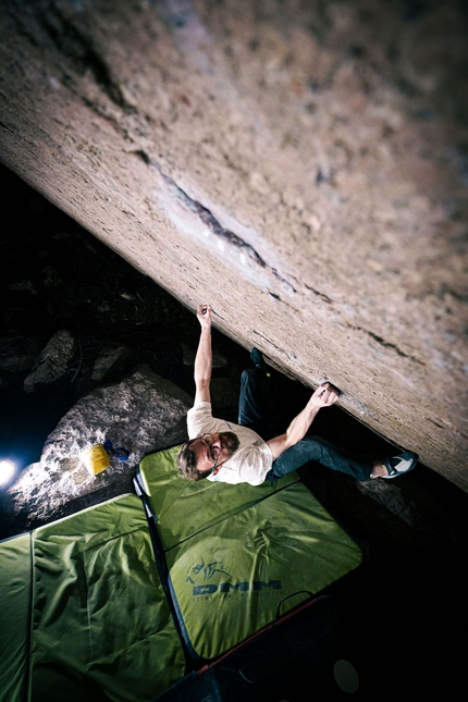 William Bosi, Burden of Dreams, Finland - Will Bosi climbing Burden of Dreams (9A) in Finland