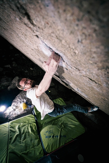 William Bosi, Burden of Dreams, Finland - Will Bosi making the coveted second ascent of Burden of Dreams in Finland. The boulder problem was established in October 2016 by Nalle Hukkataival and was the first boulder problem in the world to be proposed at the grade of 9A, following three years of work by the Finn. The 24-year-old Scot repeated the problem on Wednesday 12th of April 2023 and confirmed the grade of 9A.