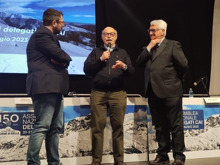 Pierluigi Airoldi, Gabriele Arrigoni, Club Alpino Italiano - Gabriele Arrigoni a Biella è stato proclamato Socio Onorario del Club Alpino Italiano