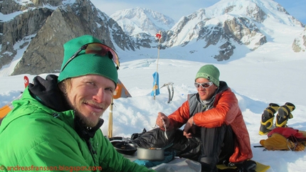 Andreas Fransson - Andreas Fransson e la discesa con gli sci della parete sud del Denali