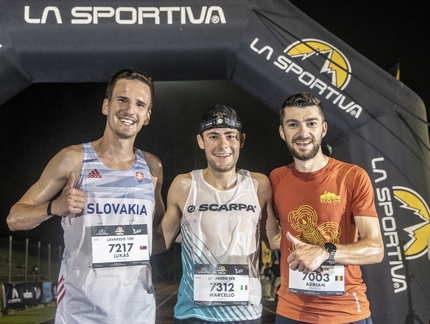 La Sportiva Lavaredo Ultra Trail 2023 - 3. Lukas Koperdak 1. Marcello Scarinzi 2. Adrian Branescu, 10K, La Sportiva Lavaredo Ultra Trail 2023