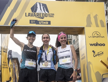 La Sportiva Lavaredo Ultra Trail 2023 - 2. Anna Comet 1. Alice Gaggi 3. Elisa Desco 20K, La Sportiva Lavaredo Ultra Trail 2023
