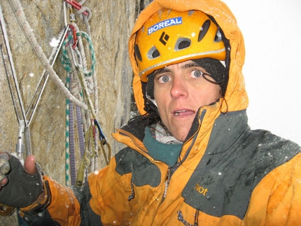 Silvia Vidal on Shipton Spire, Trango, Pakistan - In July Sílvia Vidal from Spain made the solo first ascent of 