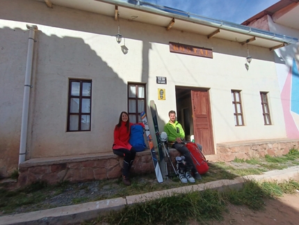 Bolivia scialpinismo, Irene Cardonatti, Paolo Armando - Scialpinismo sulle montagne della Cordillera Real in Bolivia: Irene Cardonatti e Paolo Armando