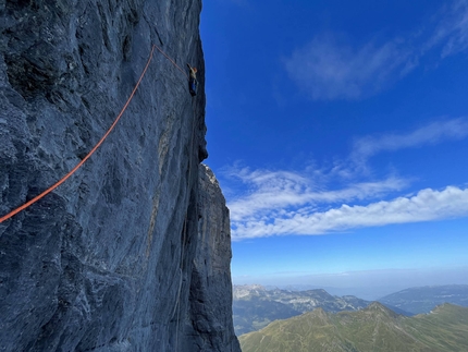 Big new climb on Eiger North Face by Silvan Schüpbach, Peter von Känel