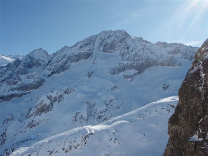 Tour scialpinistico Ficazza - Tour scialpinistico Ficazza: Busazza parete nord