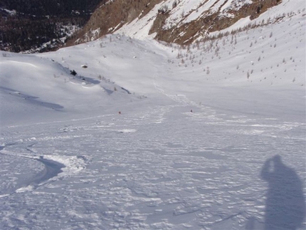 Tour scialpinistico Ficazza - Tour scialpinistico Ficazza: Scendendo nella Val di San Giacomo