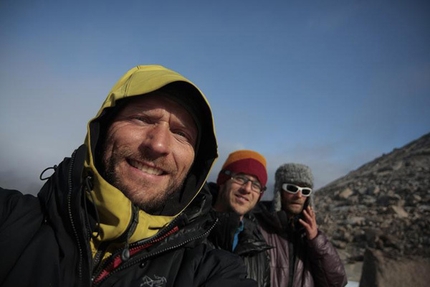 Greenland - The dream team: Toni Lamprecht, Michi Wyser and Tom Holzhauser