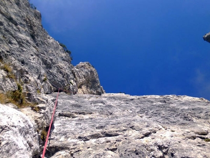 Marco Anghileri: first solo ascent of L'Ultimo Zar on Pale di San Lucano