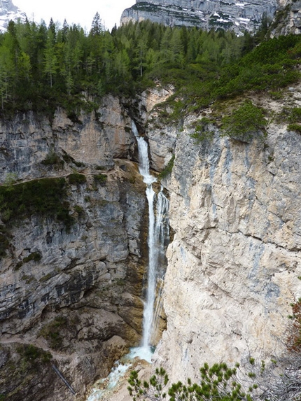 Cascate de Fanes - Val di Fanes - sentiero dei canyons e cascate