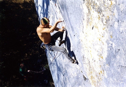 Alessandro Jolly Lamberti - Alessandro Jolly Lamberti nel 2004 su Bain de Sang 9a a Saint Loup in Svizzera.