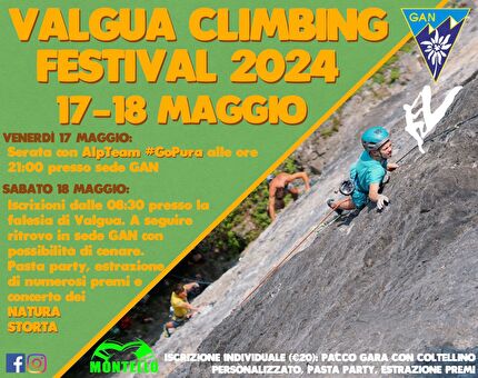 IX Valgua Climbing Festival 2024 in Val Seriana, Lombardia