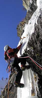 arrampicata su ghiaccio e misto in Valgrisenche