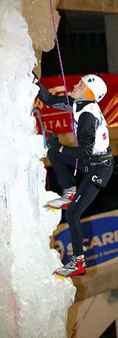 WC Iceclimbing World Champ, Saas Fee