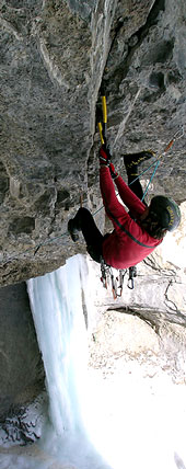 Musashi, dry tooling, Canada, Bubu Bole