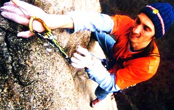 Simone Peferri, arrampicata. Nervana verticale, Castello, Valchiavenna