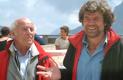 Erich Abram, Reinhold Messner