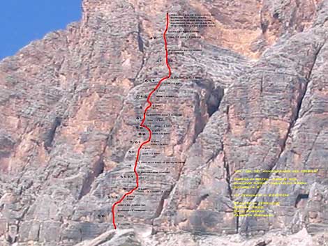 Tofana di Rozes, Via 50° anniversario CSNAS