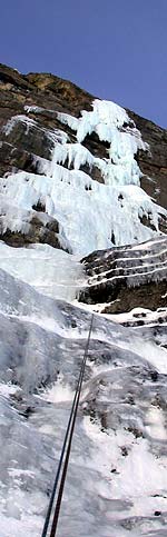 Kandersteg, Suisse, ice climber