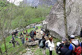 Melloblocco 2005, Val di Mello, boulder