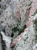 Supramonte, Sardegna, Tziu Basibi, arrampicata
