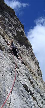 Via Dulcis in fundo al Al Piz Ciavazes, Sella, Dolomiti